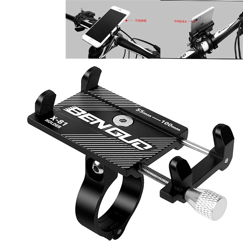 Алюминиевый сплав велосипедный держатель для телефона MTB Горная дорога велосипед мотоцикл поддержка gps Велоспорт кронштейн крепление для iPhone Xs Max Xr X