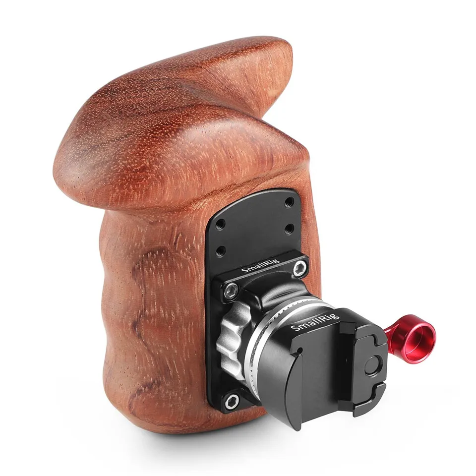 SmallRig правая сторона деревянная ручка+ натовское Крепление зажим с Arri Rosette-2117