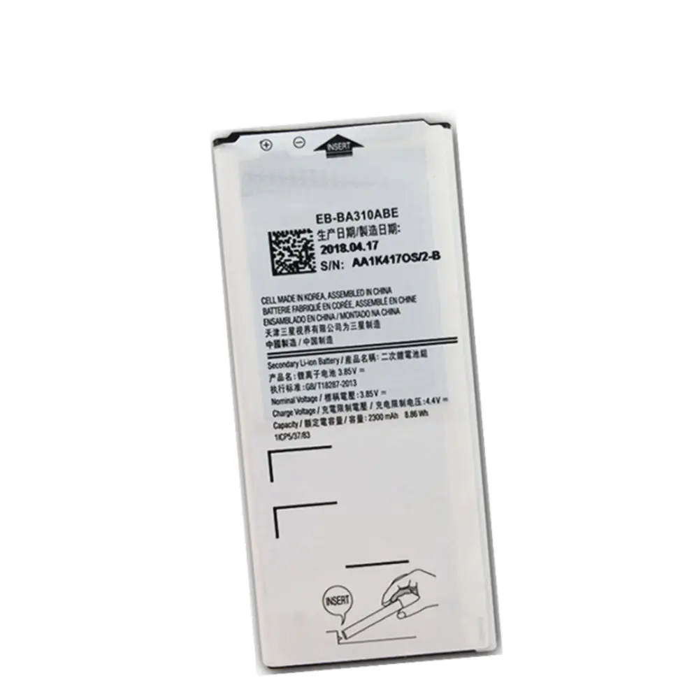 EB BA310ABE 2300 мАч новая сменная батарея для Samsung GALAXY A3 2016 Edition A310 A5310A A310F SM