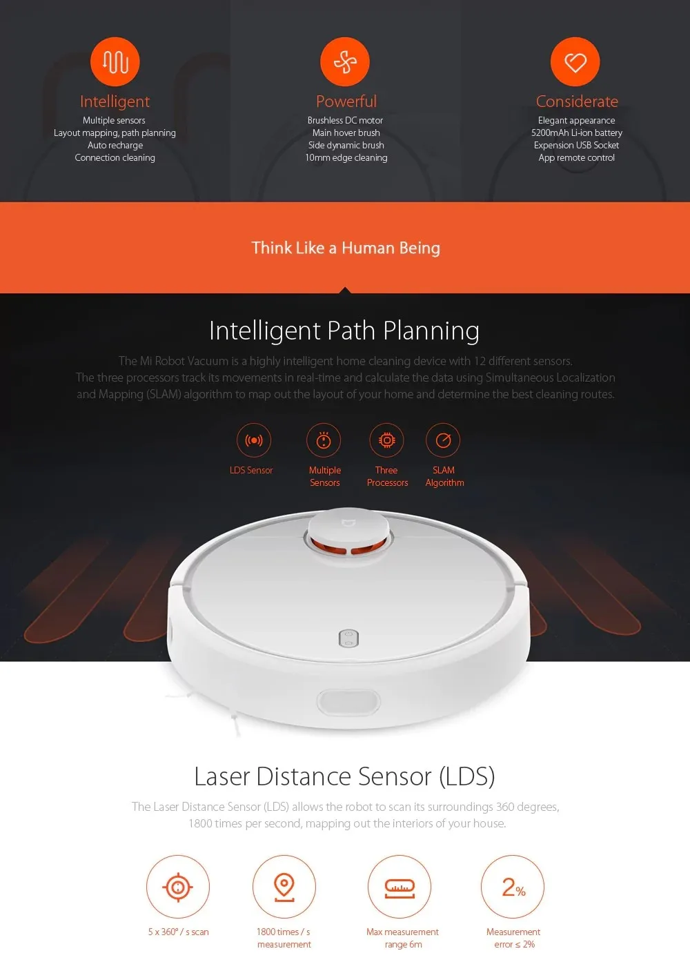 Глобальная версия Xiaomi MI робот пылесос MI Роботизированный умный планируемый приложение контроль Авто Зарядка LDS сканирование картографирование