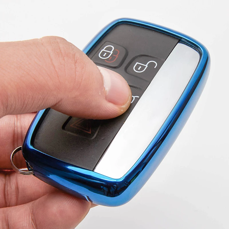 TPU Car Key Case Cover For Land Rover A9 Range Sport Evoque Freelander 2 Jaguar XE XJ XJL XF C-X16 V12 Guitar F X Typ | Автомобили и