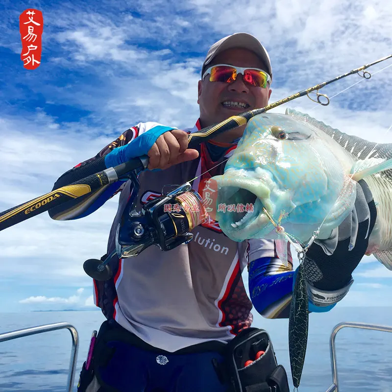 Бесплатная доставка удочка для лодки ECOODA CHEETAH II jigging ECJ 1 52 70 м 150 г 500 Япония FUJI SIC GOLD