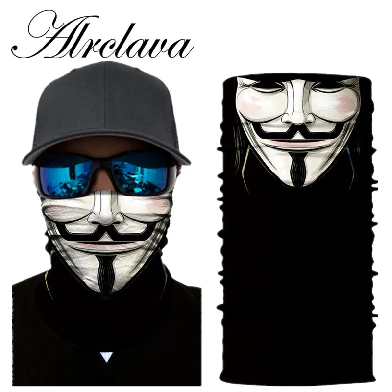 Beard Bandana Balaclava Neck Motorcycle Cycling Variety Turban Magic Outdoor Breathing Windproof Caps Drop Shipping | Аксессуары для