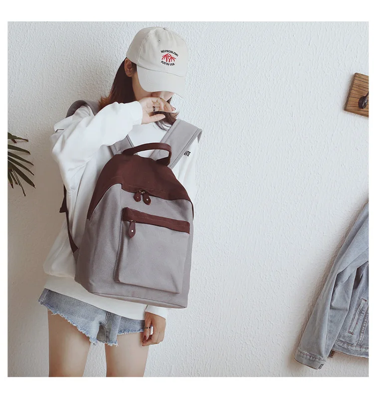 2018 мода новый корейский версия холст сумка Женский Харбин хит школьная четыре