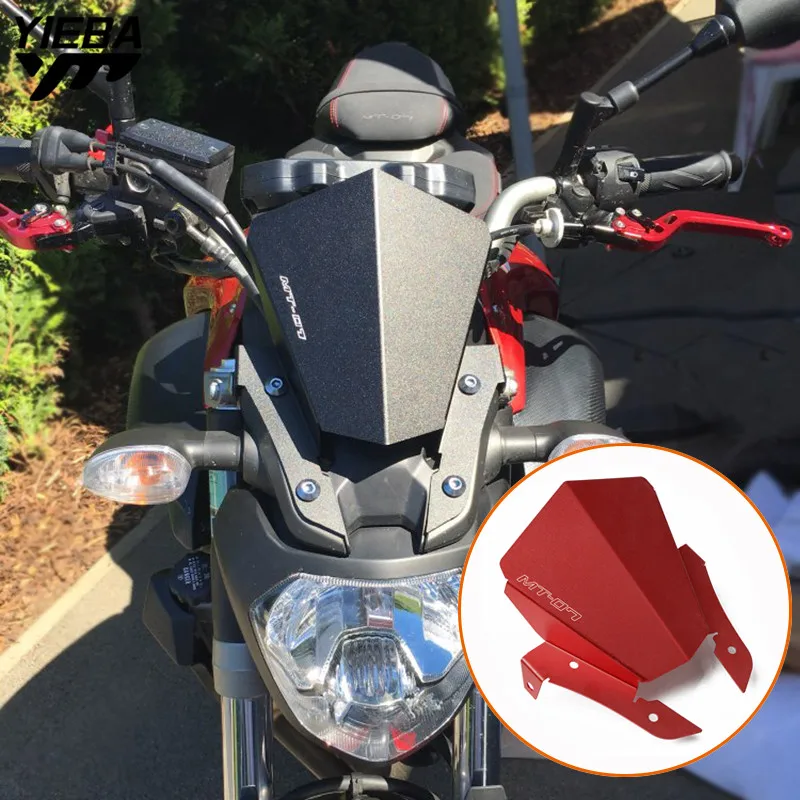Для Yamaha MT07 MT 07 2013 2014 2015 2016 2017 мотоцикл лобовое стекло CNC для мотокросса|Накладки и