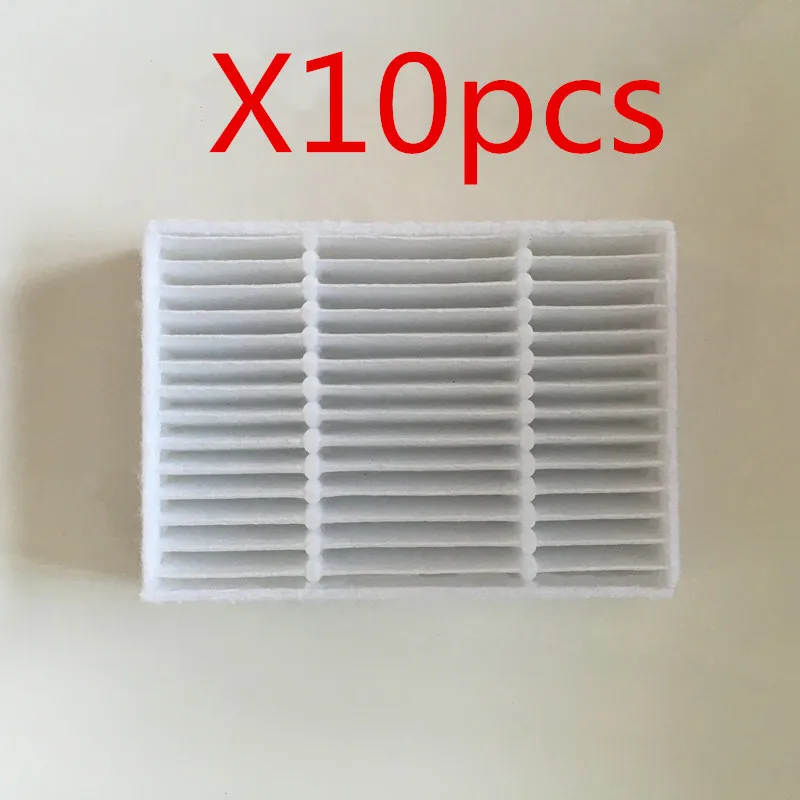10 шт./лот Запчасти для робота пылесоса HEPA Filter haier Xshuai T370 KK320 BG T350B j3500 SWR T320S|Запчасти