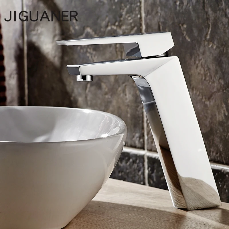 JIGUANER высокое качество холодной и горячей Ванная комната Ванна смеситель Одной