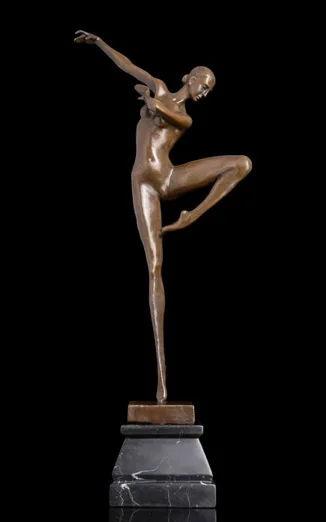 

2020 home LIVING ROOM wall TOP Decor ART--50 CM large NUDE bronze ART bronze statue sculpture Decoration brass decorative