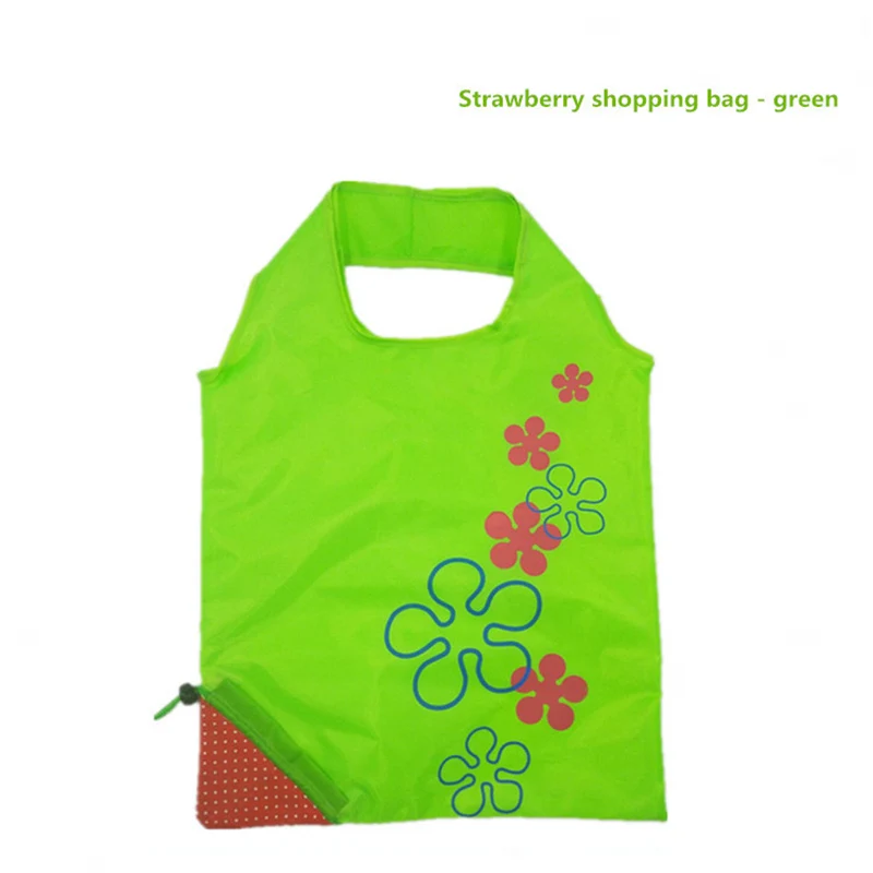 Многоразовая сумка для продуктов с принтом клубники многофункциональная