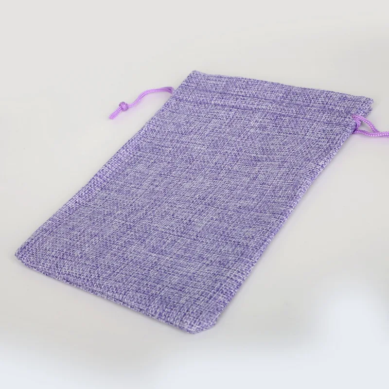 10 шт. подарочные пакеты из хлопка и льна для украшений 13 х18 см | Украшения