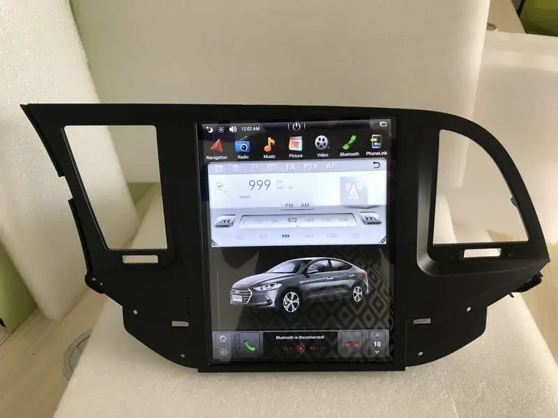 10 4 &quotTesla Тип Android Fit HYUNDAI ELANTRA 2016 2017 2018 Автомобильный dvd плеер навигация gps
