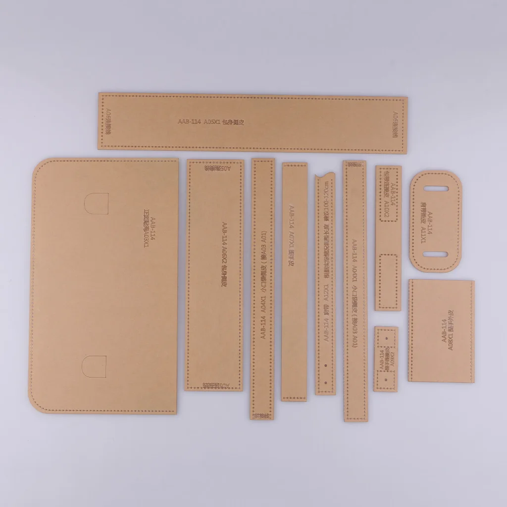 19 шт. трафареты ручной работы для сумок из кожи и акрила | Дом сад