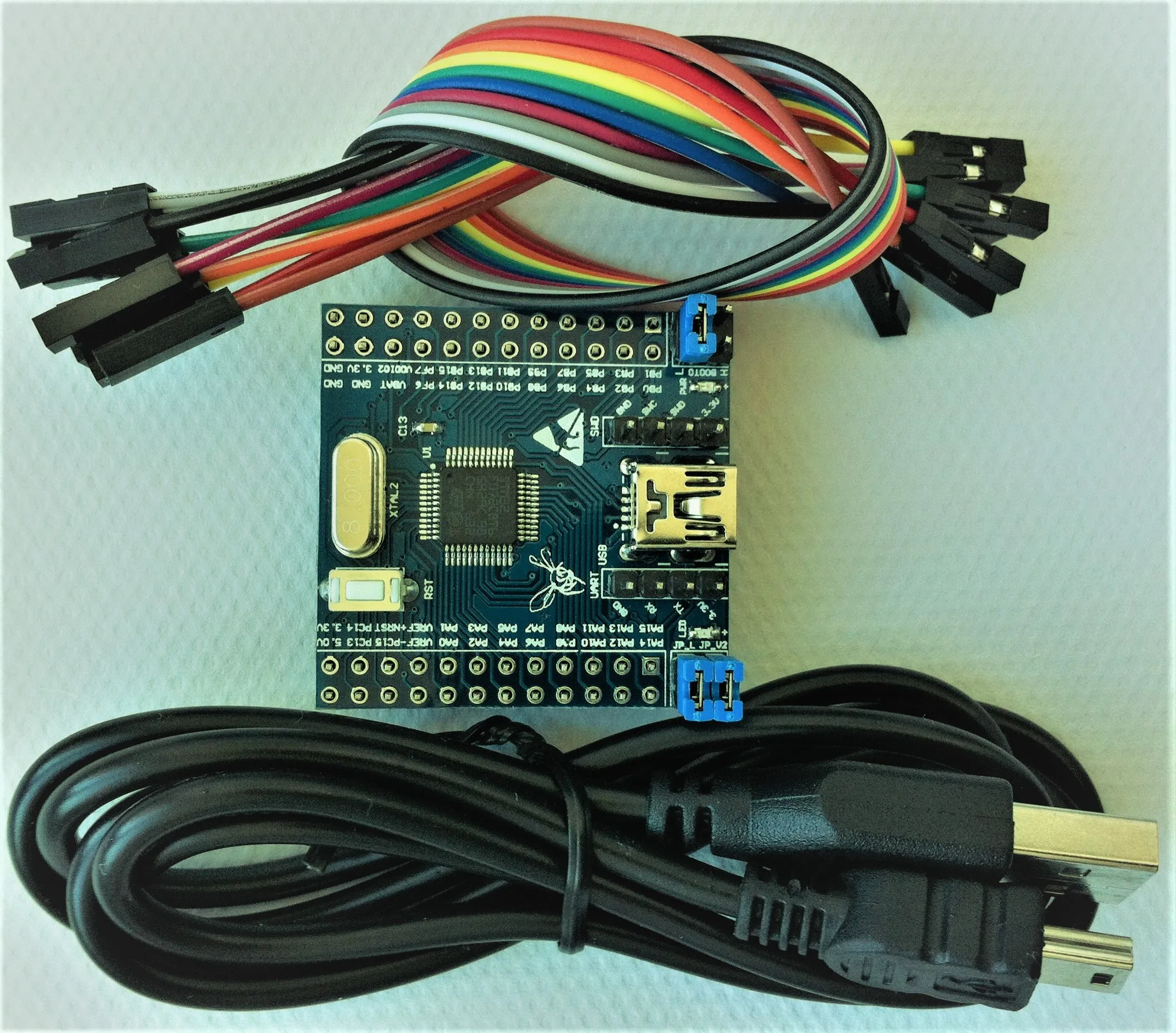 Системная плата STM32F072C8T6 минимальная системная STM32F072 мини плата|Запчасти для