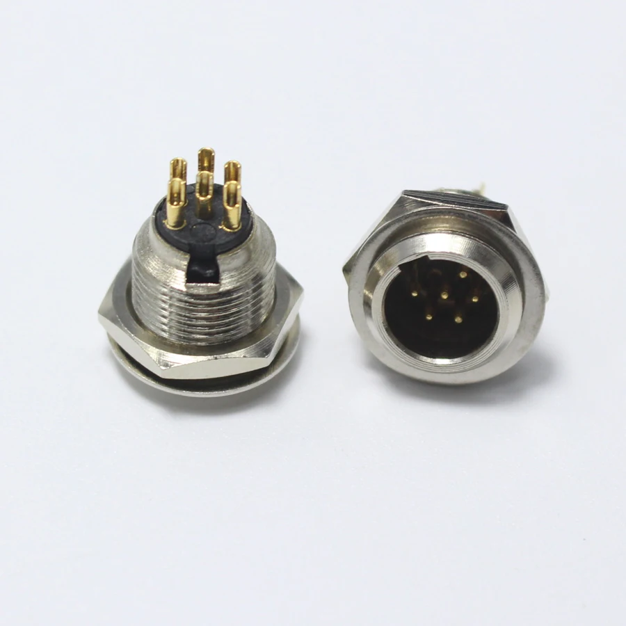 1 шт. мини XLR 6 pin штекер аудиосигнала микрофон шасси крепление Аудио Микрофон