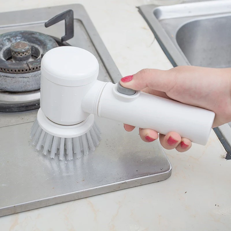 ONEUP ручная электрическая Чистящая Щетка для ванной комнаты щетки