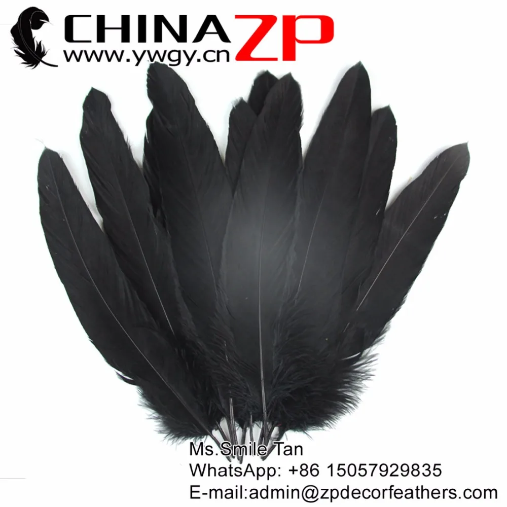 Новое поступление высокое качество оригинальные черные перья орла CHINAZP
