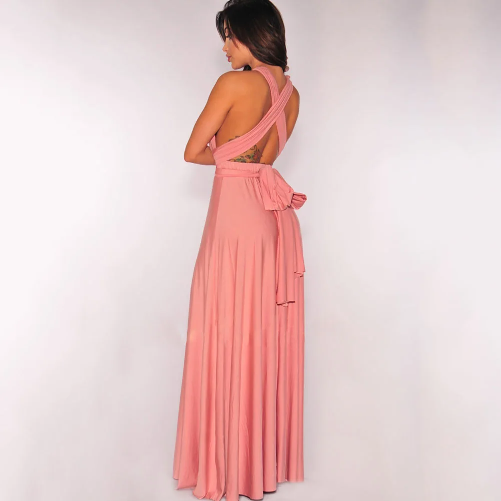 Спинки Крест женское платье пикантные глубоким v образным вырезом вечерние