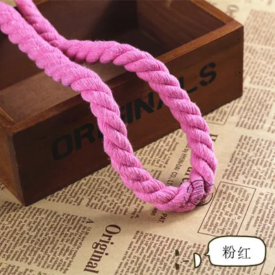 Нить 12 м/м3 цветная плетеная хлопковая веревка лента магазин ручной работы Dec DIY