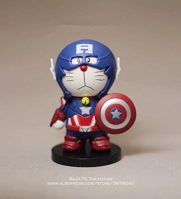 Disney Marvel Мстители Капитан Америка Железный человек 8 см фигурку аниме мини