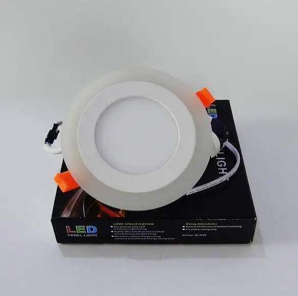 Новый дизайн круглая Светодиодная панель потолочный светильник 5 Вт 9 16 24 3 модели