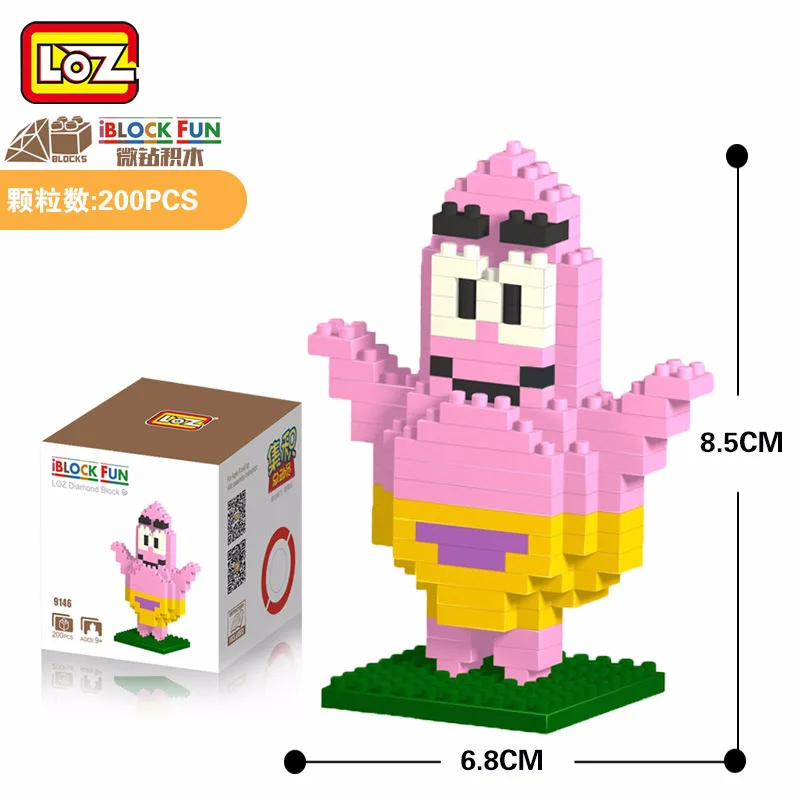 LOZ Diamant Blocs Briques Enfants Jouets Poupee Classique Mini Cadeaux De Noel Pour Kawaii экшн фигурка Cadeau pour|enfants jouets|jouet