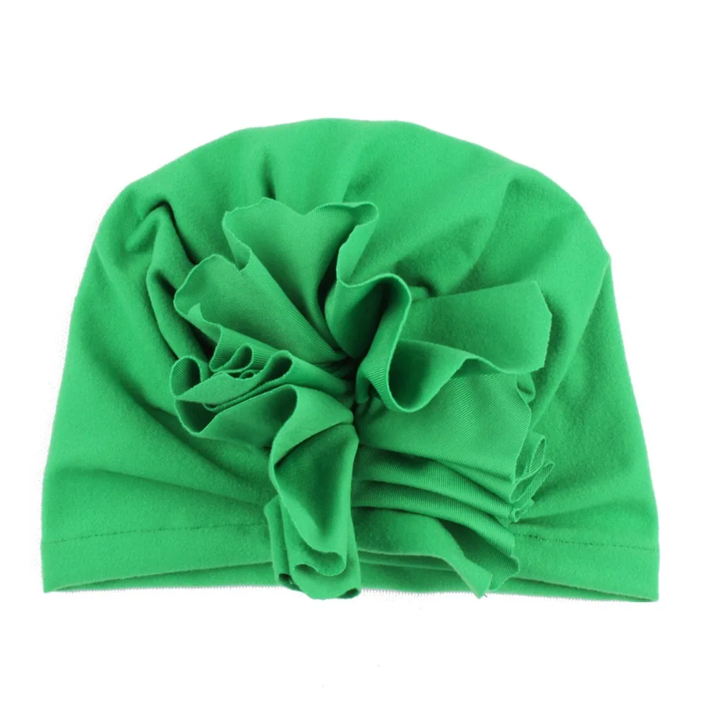 1 шт. весенне Осенняя детская шапочка из мягкого бархата однотонная с большим