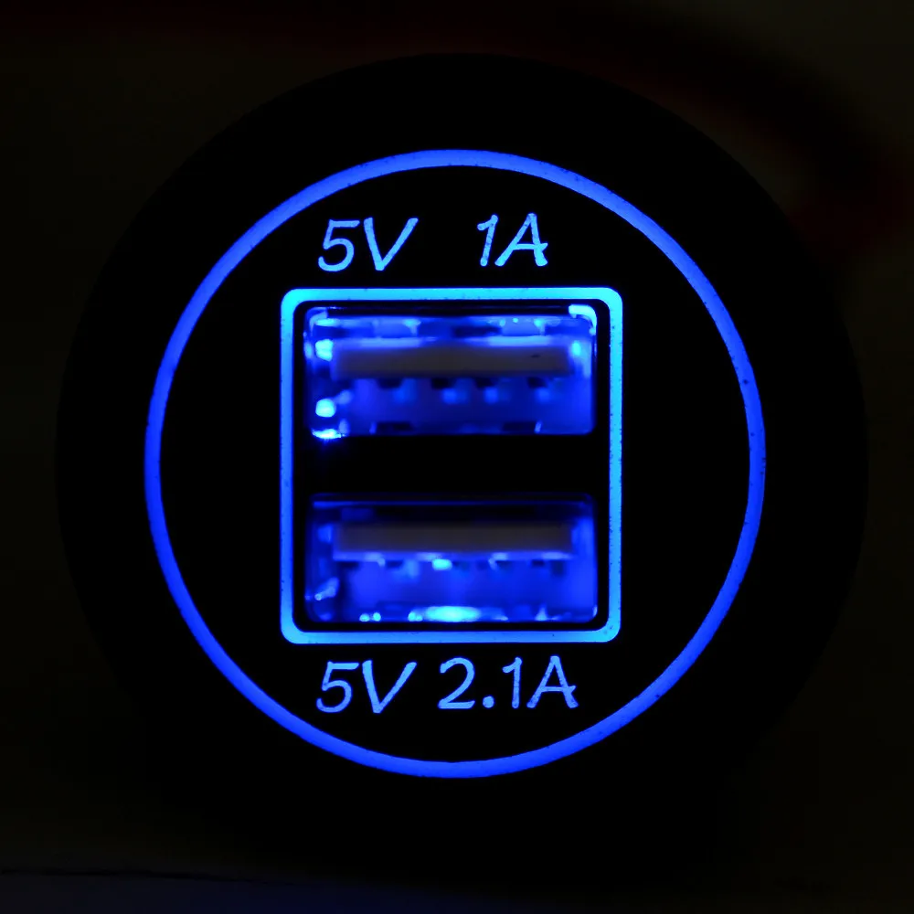 WUPP 2019 горячая Распродажа автомобильное зарядное устройство ABS Dual USB гнездо