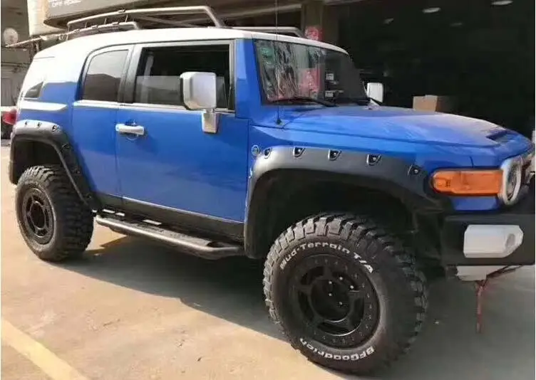 Новое автомобильное колесо для бровей Круглый Arc Fender Брызговики, брызговики Брызговики для Toyoya land cruiser FJ 2007
