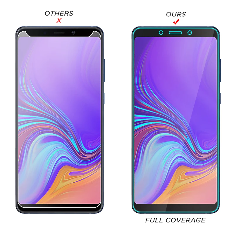 Для Samsung A50 HD полное покрытие закаленное стекло для Galaxy A9 A7 2018 A6 Plus A30 A40 A90 A8 Star Lite A9S