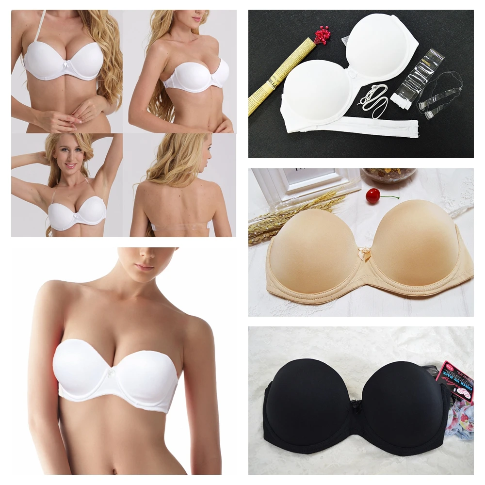 

Женский сексуальный бюстгальтер с чашками пуш-ап