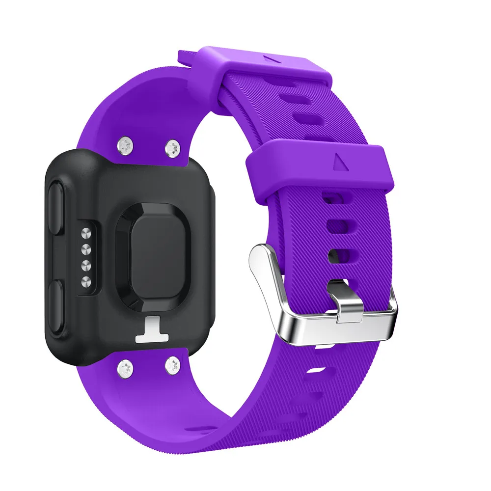 Ремешок для часов Garmin Forerunner 30/35 силиконовый спортивный браслет с винтами и
