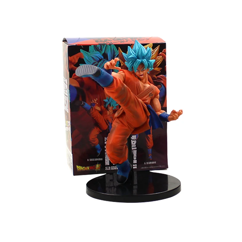 Dragon Ball Сон Гоку фигурка игрушки FES Black Gokou Zamasu Супер Saiyan Бог синие серебряные волосы Битва Ver Аниме Модель Куклы - Цвет: Style A With Box