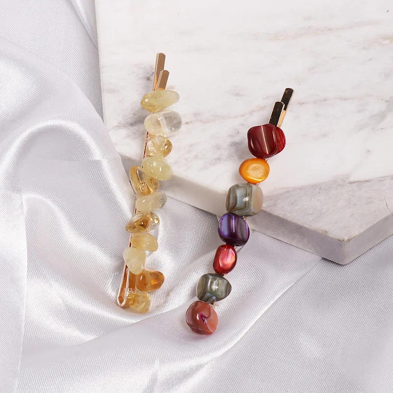 1 шт. заколки для волос с разноцветными камнями| |