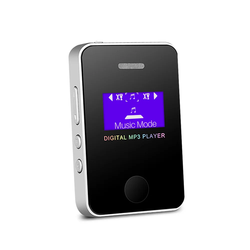 Fornorm спортивные MP3-плееры обновленная версия Портативный мини mp3 компактных цифровых MP3-плееры Max Поддержка 16 ГБ Micro SD карты