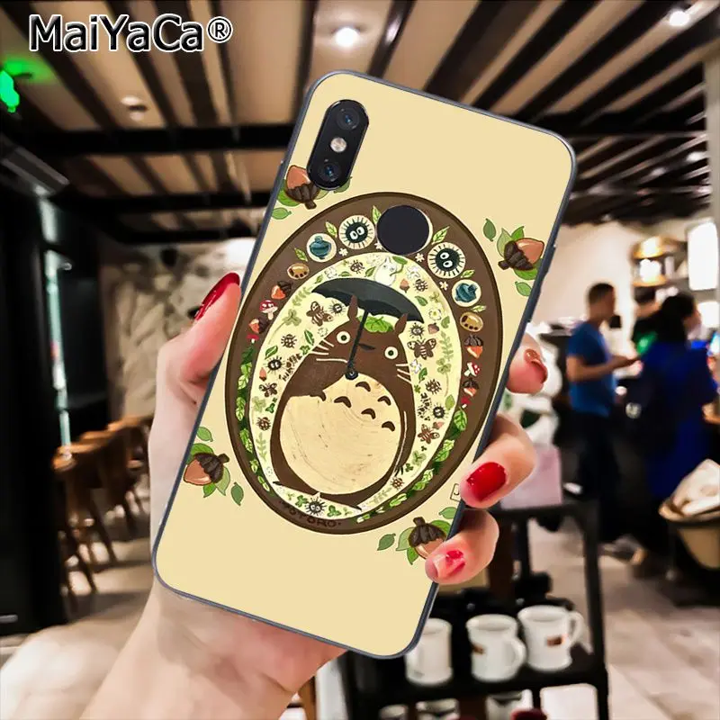 A7 MaiYaCa Cute Totoro Spirited Away Ghibli Anime Phone Case for Xiaomi Redmi8 4X 6A S2 7A 5A Redmi 5 5Plus Note5 7 Note8pro - Цвет: A7