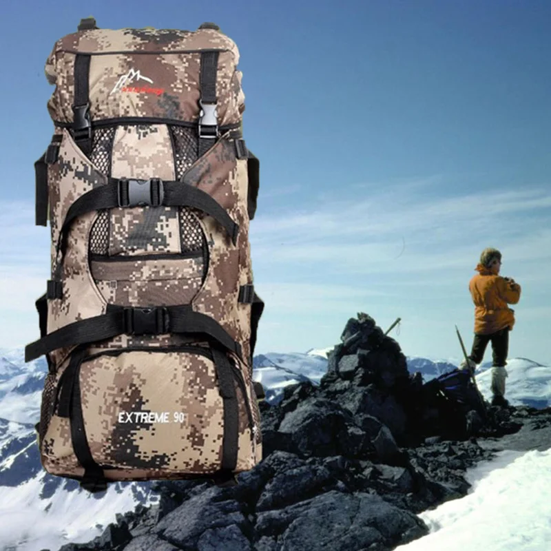 Рюкзак 90Л для активного отдыха походная Сумка кемпинга большой вместительный