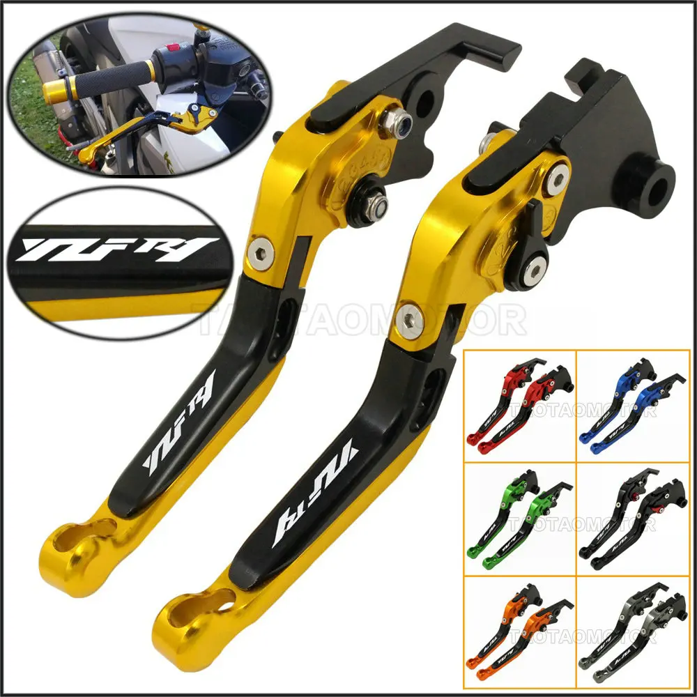 CK крупного рогатого скота KING для YAMAHA YZF-R1 YZF1000 R1 1999 2000 2001 складной выдвижной мотоцикл тормоза сцепления Рычаги(с логотипом: YZF R1