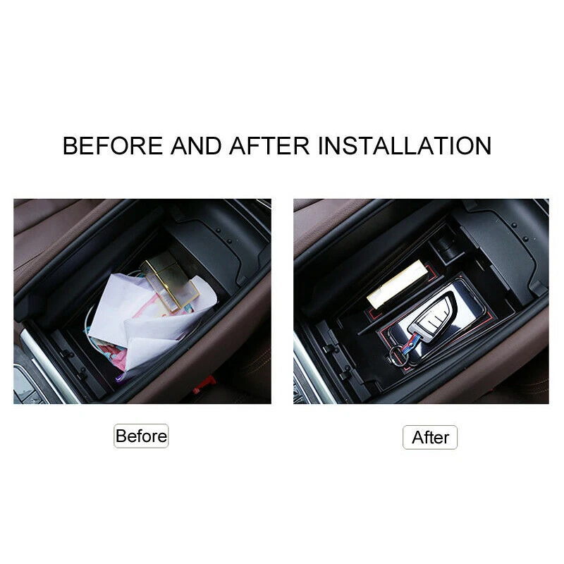 Автомобильный внутренний подлокотник черный ящик для хранения держатель BMW X5 G05