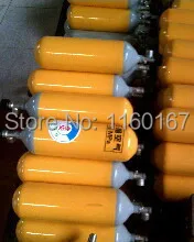 5l респирационная запасная бутылка 5l воздушный дыхательный аппарат газовый баллон газовый Стальной баллон запасной