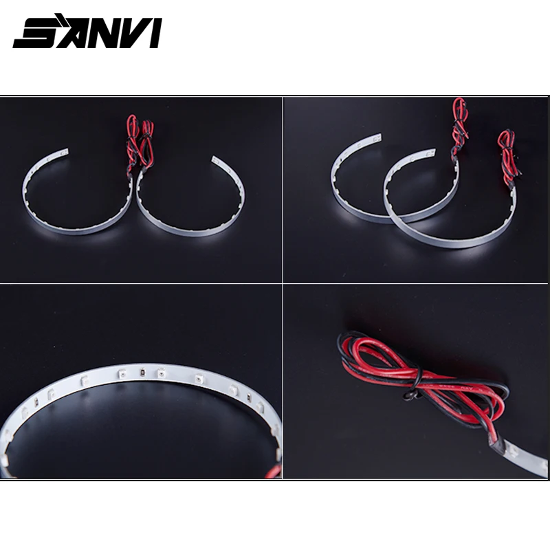 Бесплатная доставка круглый светодиодный проектор Devil Eye Demon для HID объектива