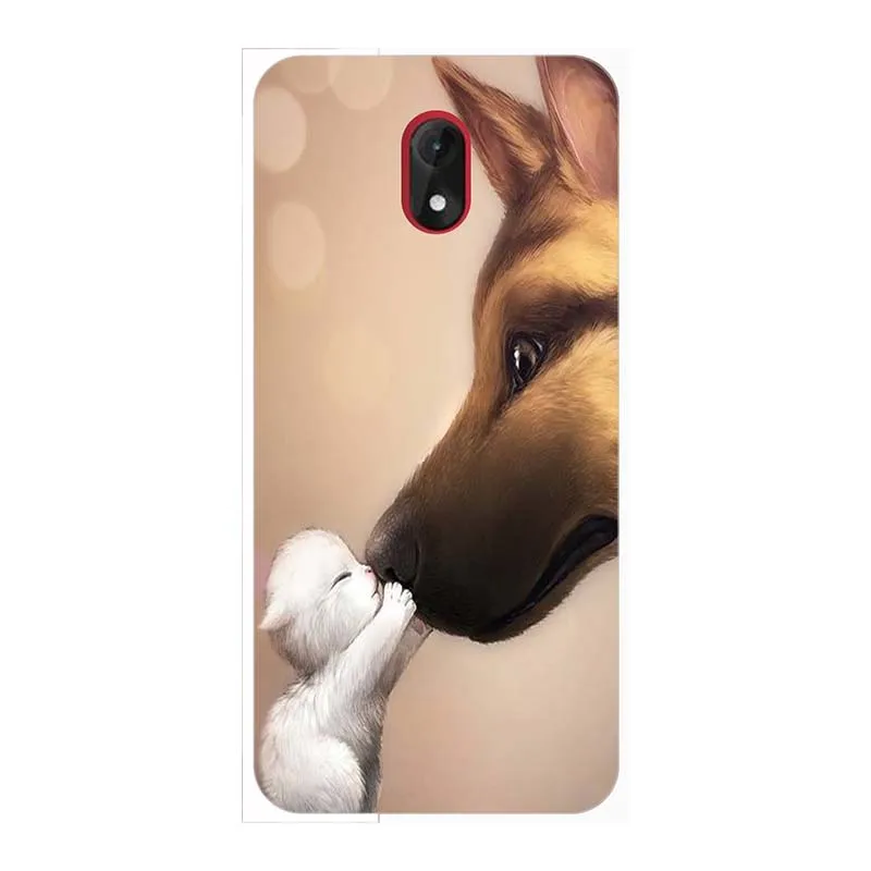 Case For Lenny5 Original Cartoon Print Phone Case For Wiko Lenny 5 Case Soft Matte TPU Silicone Back Cover For Wiko Lenny 5 5.7" - Цвет: A290