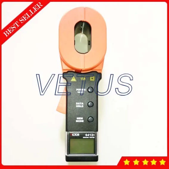 Цифровой тестер сопротивления заземления VC6412 + многофункциональный измеритель