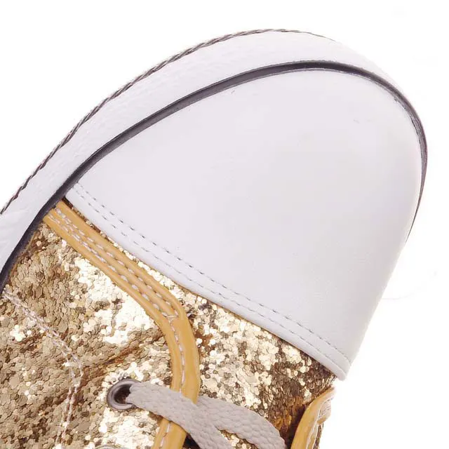 New glowing For Women cheap online Platform Shoes Women's Height Increasing Sequins Canvas Sale Good Seller high | Обувь