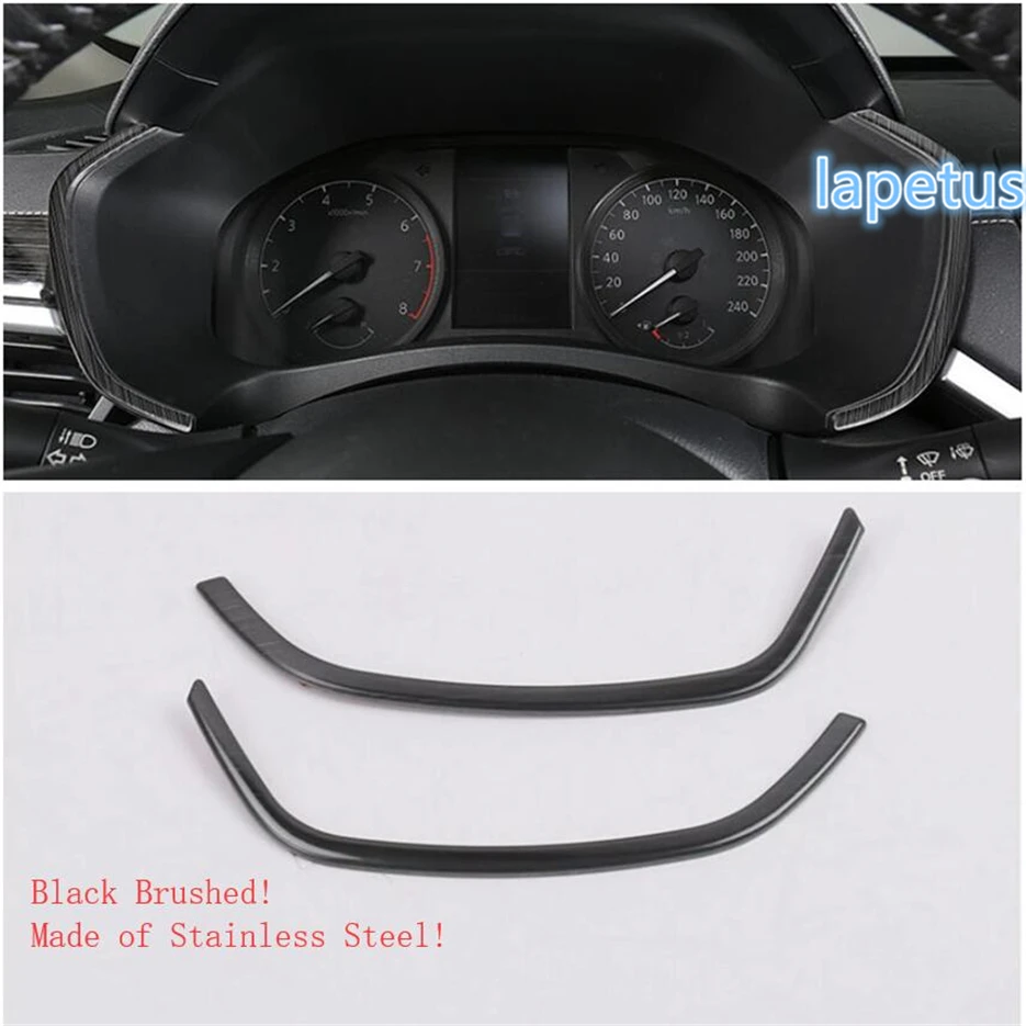 

Lapetus Dashboard Instrument Strip Screen Decoration Frame Cover Trim Fit For Nissan Altima / Teana 2019 2020 / Stainless Steel