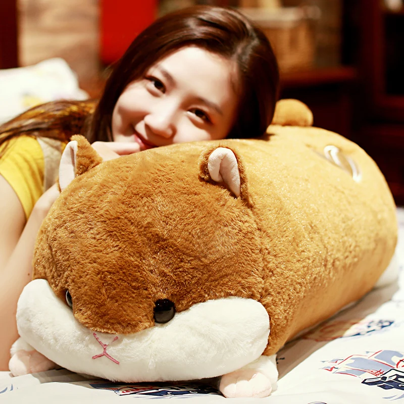 90cm Cartoon Winter Hand Warm Hamster Plush Toy Soft Cute Stuffed Animals Pillow Kids Birthday Gifts Home Decor | Игрушки и хобби
