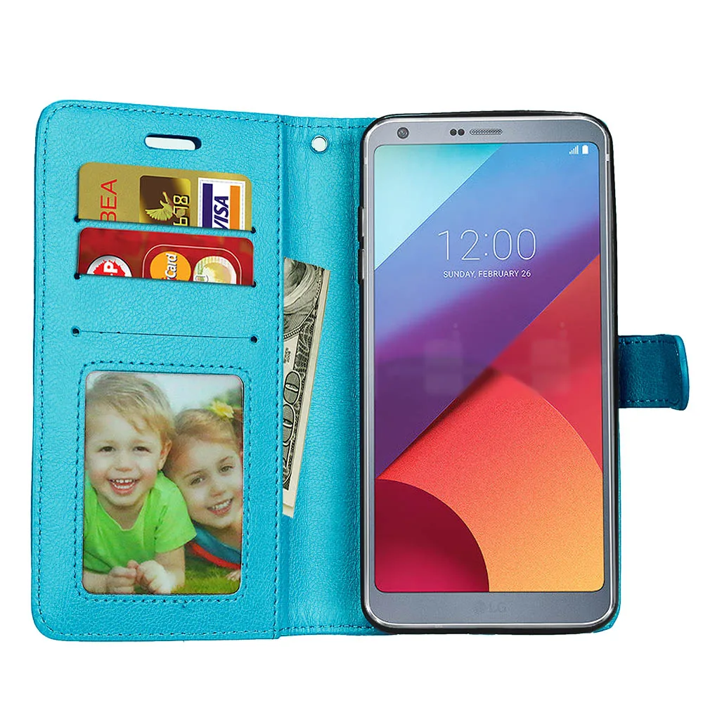 Чехол-книжка для LG G6, чехол-бумажник s для LG G 6, LGG6, чехол для мобильного телефона LG g6, чехол-сумка, роскошный чехол из искусственной кожи, 5,7 дюймов