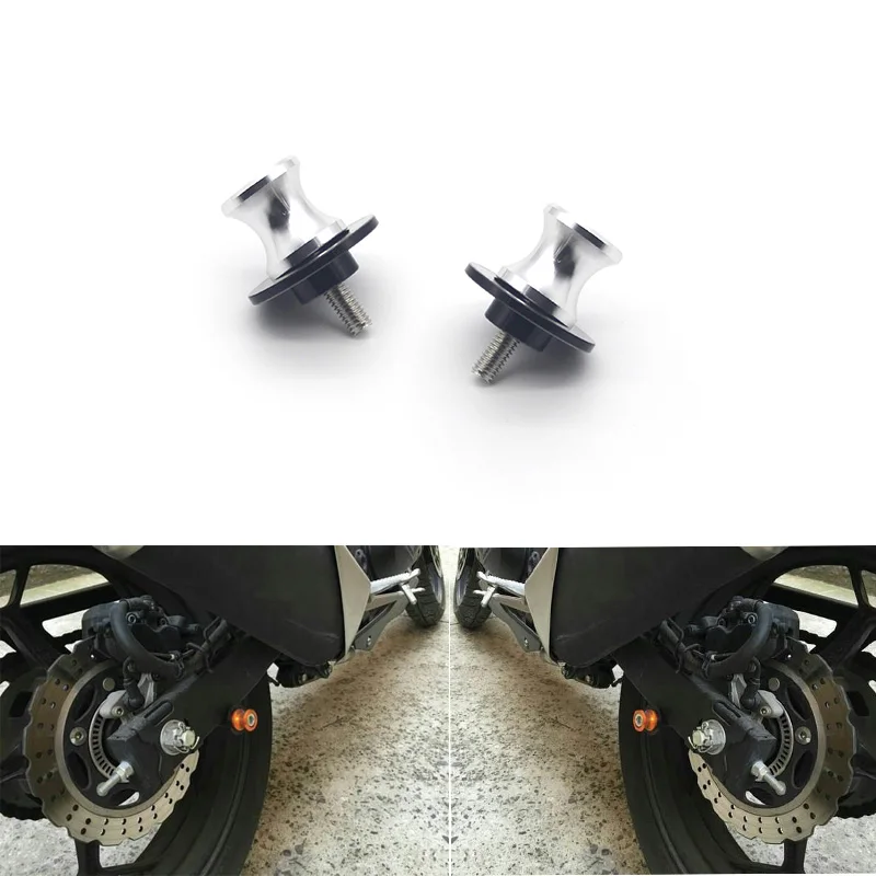 

High quality 8mm Motorcycle CNC Swingarm Slider Spools stand screws for suzuki SV650/S SFV650 GSX-R 600 750 1000 2004-2015