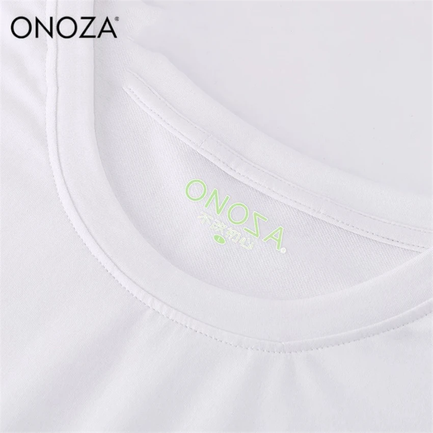 ONOZA футболка Для женщин Топы Новое поступление Летнее для девочек короткий рукав