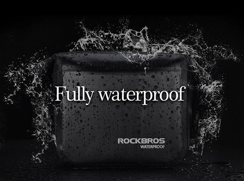 ROCKBROS велосипедная сумка, водонепроницаемая сумка на руль, велосипедная передняя трубка, велосипедная корзина на плечо, сумка для езды на велосипеде, Аксессуары для велосипеда