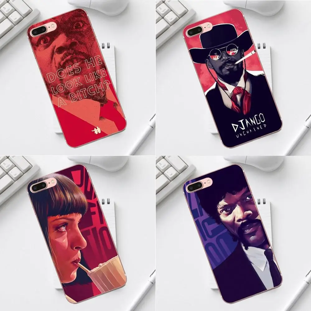 Фильм постер целлюлоза фантастика для iPhone 4 4S 5 5C SE 6 6S 7 8 Plus X XS Max XR Galaxy A3 A5 J1 J3 J5 J7 2017
